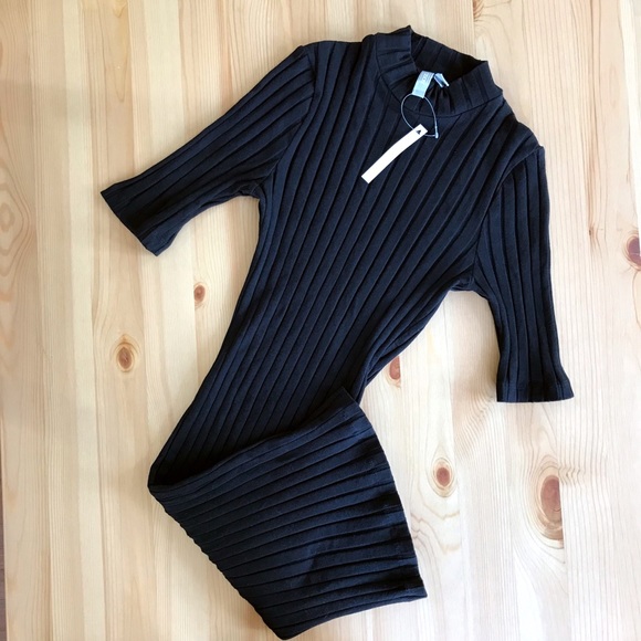 ASOS Petite Dresses & Skirts - ASOS • Ribbed Mock Neck Mini Dress